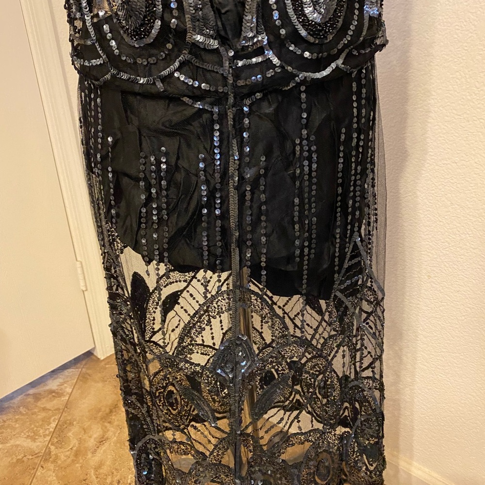 Vintage Burlesque Dress Sequined - Picture 6 of 8